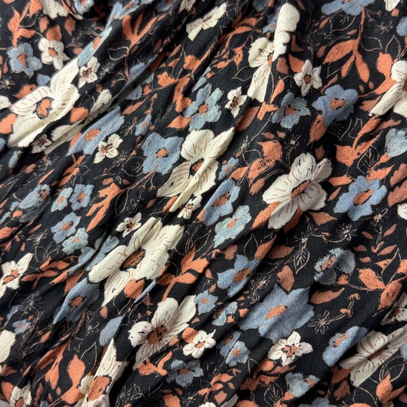 Intimately Free People “All I Wanted” Floral Black Slip Dress Size L - Picture 5 of 9